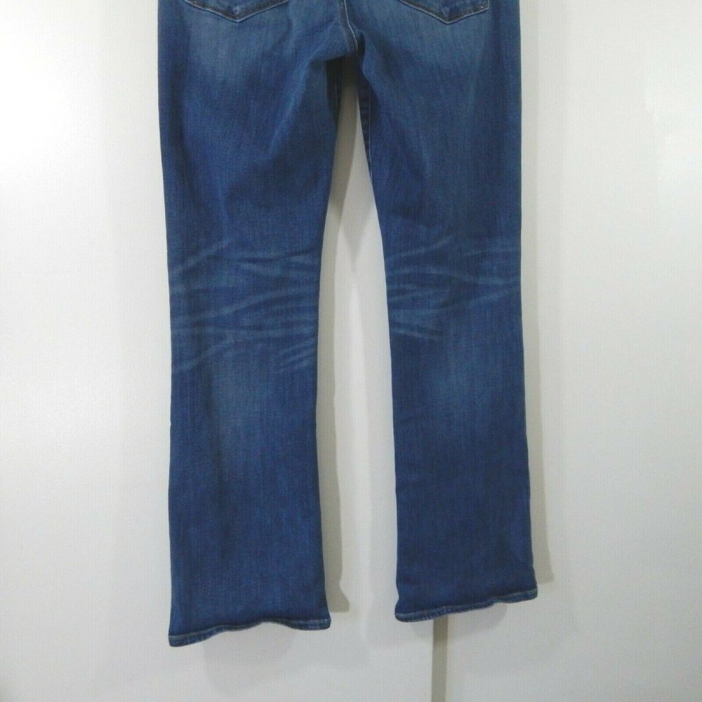 AMERICAN EAGLE jeans skinny kick boot bootcut super stretch mid rise short 12 - Picture 6 of 9